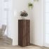 Suport de plante, alb, 33x33x100 cm, lemn prelucrat GartenMobel Dekor