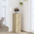 Suport de plante, alb, 33x33x100 cm, lemn prelucrat GartenMobel Dekor