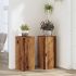 Suporturi de plante, 2 buc., alb, 30x30x70 cm, lemn prelucrat GartenMobel Dekor
