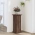 Suport de plante, alb, 33x33x80 cm, lemn prelucrat GartenMobel Dekor