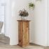 Suport de plante, alb, 33x33x80 cm, lemn prelucrat GartenMobel Dekor