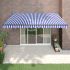 Copertină automată retractabilă, antracit, 3,5x2,5 m GartenMobel Dekor