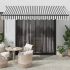 Copertină automată retractabilă, antracit, 3,5x2,5 m GartenMobel Dekor