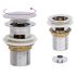 Ventil scurgere push, funcție de preaplin, gri, 6,4x6,4x9,1 cm GartenMobel Dekor