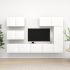 Set de dulapuri TV, 6 piese, gri beton, lemn prelucrat GartenMobel Dekor