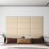 Panouri de perete 12 buc. crem 90x30 cm textil 3,24 m² GartenMobel Dekor