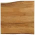 Blat masă cu margini naturale, 60x60x2,5 cm, lemn masiv mango GartenMobel Dekor