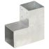 Conectori de grindă, formă L, 4 buc, 71x71 mm, metal galvanizat GartenMobel Dekor