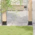 Baze de stâlp pătrate 12 buc Antracit Oțel acoperit cu pulbere GartenMobel Dekor
