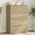Dulap, gri sonoma, 60x31x84 cm, lemn prelucrat GartenMobel Dekor