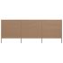 Paravan anti-vânt cu 6 panouri gri taupe 800x120 cm textil GartenMobel Dekor