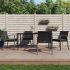 Set mobilier de grădină cu perne, 5 piese, poliratan și oțel GartenMobel Dekor
