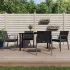 Set mobilier de grădină cu perne, 5 piese, poliratan și oțel GartenMobel Dekor
