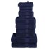 Set de prosoape premium SOLUND, 12 piese, alb, 600 g/m² GartenMobel Dekor