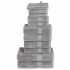 Set de prosoape premium SOLUND, 12 piese, alb, 600 g/m² GartenMobel Dekor