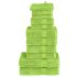 Set de prosoape premium SOLUND, 12 piese, alb, 600 g/m² GartenMobel Dekor