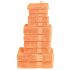 Set de prosoape premium SOLUND, 12 piese, alb, 600 g/m² GartenMobel Dekor