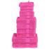 Set de prosoape premium SOLUND, 12 piese, alb, 600 g/m² GartenMobel Dekor