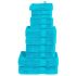Set de prosoape premium SOLUND, 12 piese, alb, 600 g/m² GartenMobel Dekor