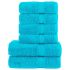 Set de prosoape premium SOLUND, 6 piese, turcoaz, 600 g/m² GartenMobel Dekor