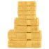 Set de prosoape premium, 8 piese, alb, 600 g/m² 100% bumbac GartenMobel Dekor