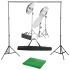 Kit studio foto cu set de lumini și fundal GartenMobel Dekor