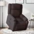 Fotoliu electric rabatabil cu ridicare, negru, textil GartenMobel Dekor