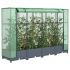 Strat înălțat cu husă de seră, aspect ratan, 80x40x123 cm GartenMobel Dekor