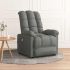 Fotoliu de masaj electric rabatabil, crem, textil GartenMobel Dekor