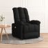 Fotoliu de masaj electric rabatabil, crem, textil GartenMobel Dekor