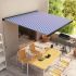 Copertina retractabilă manual, vișiniu, 350x250 cm GartenMobel Dekor