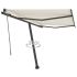 Copertină autonomă retractabilă automat, galben&alb, 350x250 cm GartenMobel Dekor