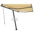 Copertină autonomă retractabilă automat galben&alb 400x350 cm GartenMobel Dekor