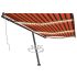 Copertină automată cu senzor vânt & LED, antracit, 600x300 cm GartenMobel Dekor
