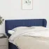 Tăblie de pat cu aripioare, albastru, 83x23x78/88 cm  textil GartenMobel Dekor