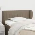 Tăblie de pat cu aripioare gri taupe 93x23x118/128 cm textil GartenMobel Dekor
