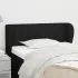 Tăblie de pat cu aripioare maro închis 83x23x78/88 cm textil GartenMobel Dekor