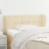 Tăblie de pat cu aripioare negru 83x23x78/88 cm material textil GartenMobel Dekor