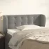Tăblie pat cu aripioare albastru închis 93x23x78/88 cm textil GartenMobel Dekor