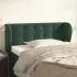 Tăblie de pat cu aripioare verde închis 163x23x78/88 cm catifea GartenMobel Dekor