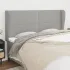 Tăblie de pat cu aripioare gri deschis 83x23x78/88 cm textil GartenMobel Dekor
