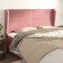 Tăblie de pat cu aripioare roz 83x23x78/88 cm catifea GartenMobel Dekor