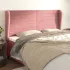 Tăblie de pat cu aripioare roz 83x23x78/88 cm catifea GartenMobel Dekor