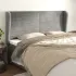 Tăblie de pat cu aripioare gri deschis 83x23x78/88 cm catifea GartenMobel Dekor