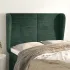 Tăblie de pat cu aripioare verde închis 83x23x78/88 cm catifea GartenMobel Dekor