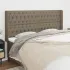 Tăblie de pat cu aripioare, albastru, 183x16x118/128 cm, textil GartenMobel Dekor