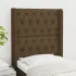 Tăblie de pat cu aripioare gri deschis 83x16x118/128 cm textil GartenMobel Dekor