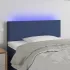 Tăblie de pat cu LED, gri taupe, 80x5x78/88 cm, textil GartenMobel Dekor