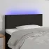 Tăblie de pat cu LED, gri taupe, 100x5x78/88 cm, textil GartenMobel Dekor