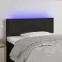 Tăblie de pat cu LED, gri taupe, 80x5x78/88 cm, textil GartenMobel Dekor